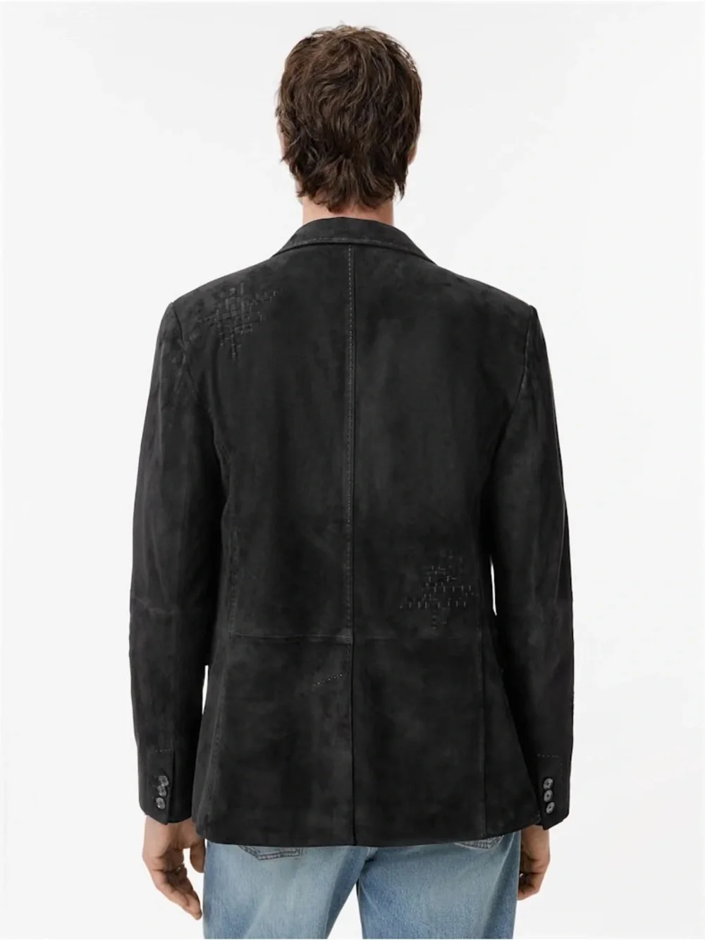 $2998 John Varvatos Collection Dunmore Suede Jacket EU 52 USA 42